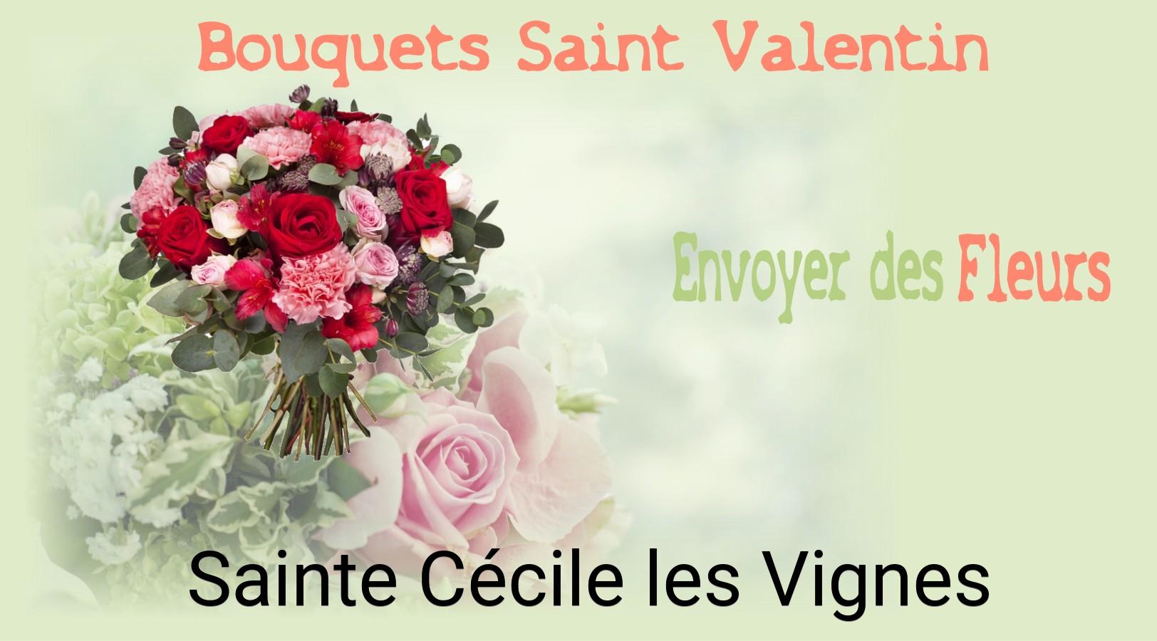 Roses de Saint-Valentin livrées à Sainte-Cécile-les-Vignes
